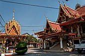 Vientiane , Laos. Wat Chantabuli near the Mekong river bank. 